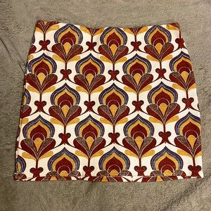 Zara Printed Mini Skirt